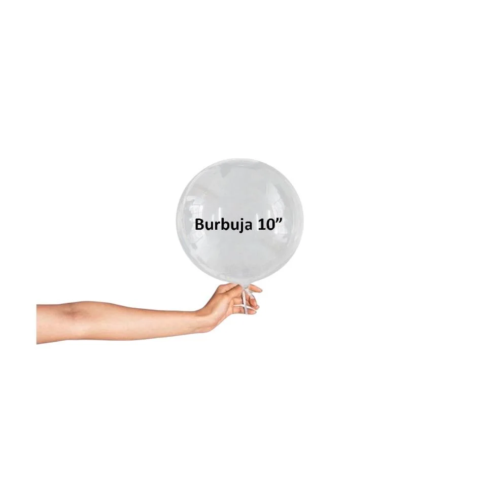 Foto 2 de PAQUETE GLOBO PVC 10" 50 PIEZAS BURBUJAS