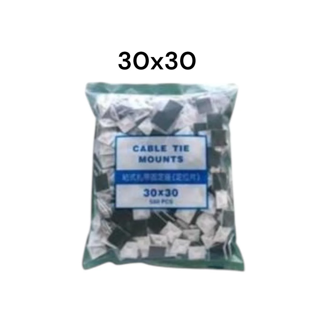 COSTAL BASE DE PLASTCO CON PEGAMENTO/PEGOSTE 30*30 500PZAS