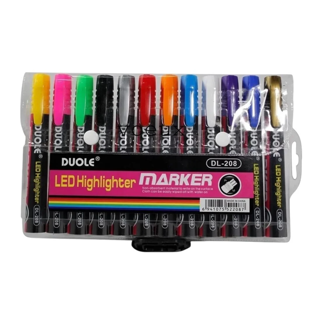 MARCADOR Y/O PLUMON PARA GLOBOS X 12 PZ DL-208