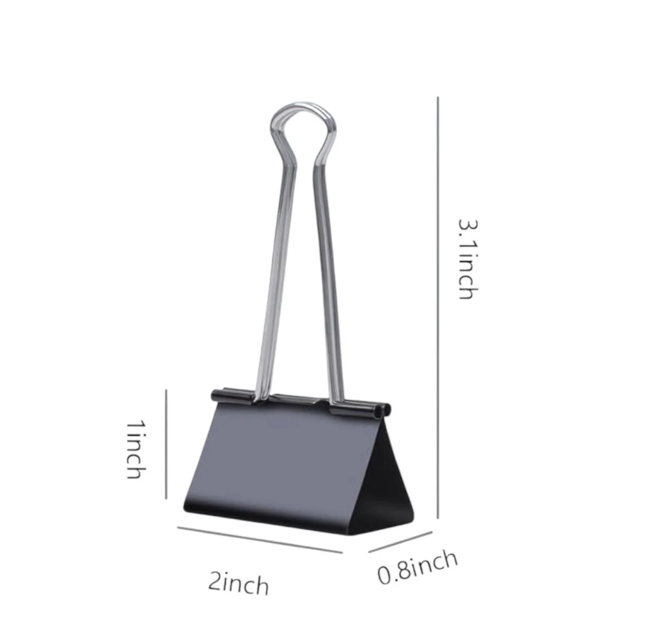 SUJETA DOCUMENTOS GRANDE Y/O PINZAS 51CM (2") +++ POR PIEZAS