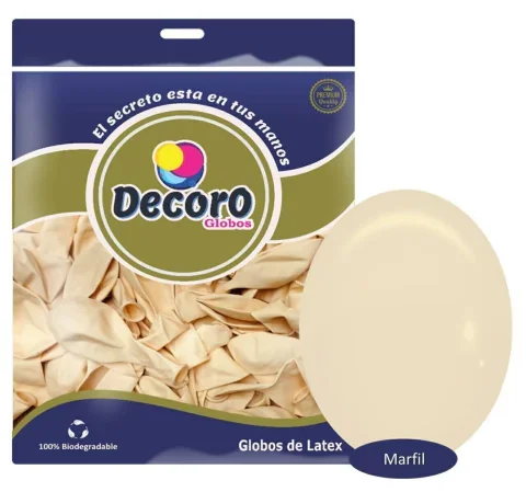 DECORO  F20-MARFIL 12"X100 PZAS 