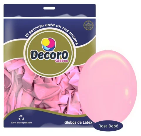 DECORO  M4 - ROSA BEBE 12"X100 PZAS 
