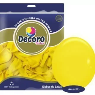 DECORO  Y2 - AMARILLO 12"X100 PZAS 