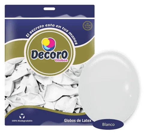 DECORO  Y14 - BLANCO 12"X100 PZAS 
