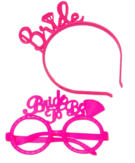 SET DIADEMA Y LENTES BRIDE DESPEDIDA SOLTERA PFM-21171