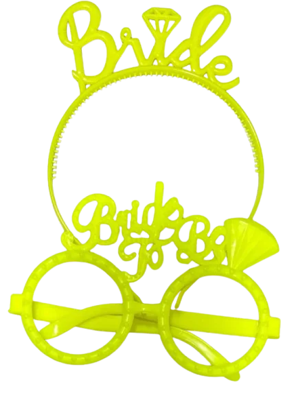 Foto 2 de SET DIADEMA Y LENTES BRIDE DESPEDIDA SOLTERA PFM-21171