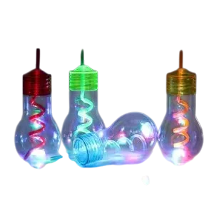 VASO FORMA FOCO CON LUZ VAS-310