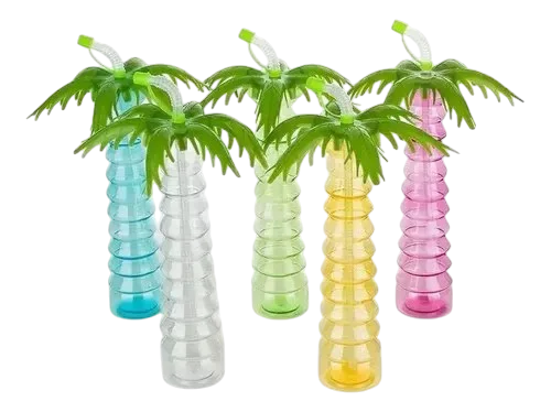 VASO PLASTICO PALMERA TRANSPARENTE PFM-CUP-13