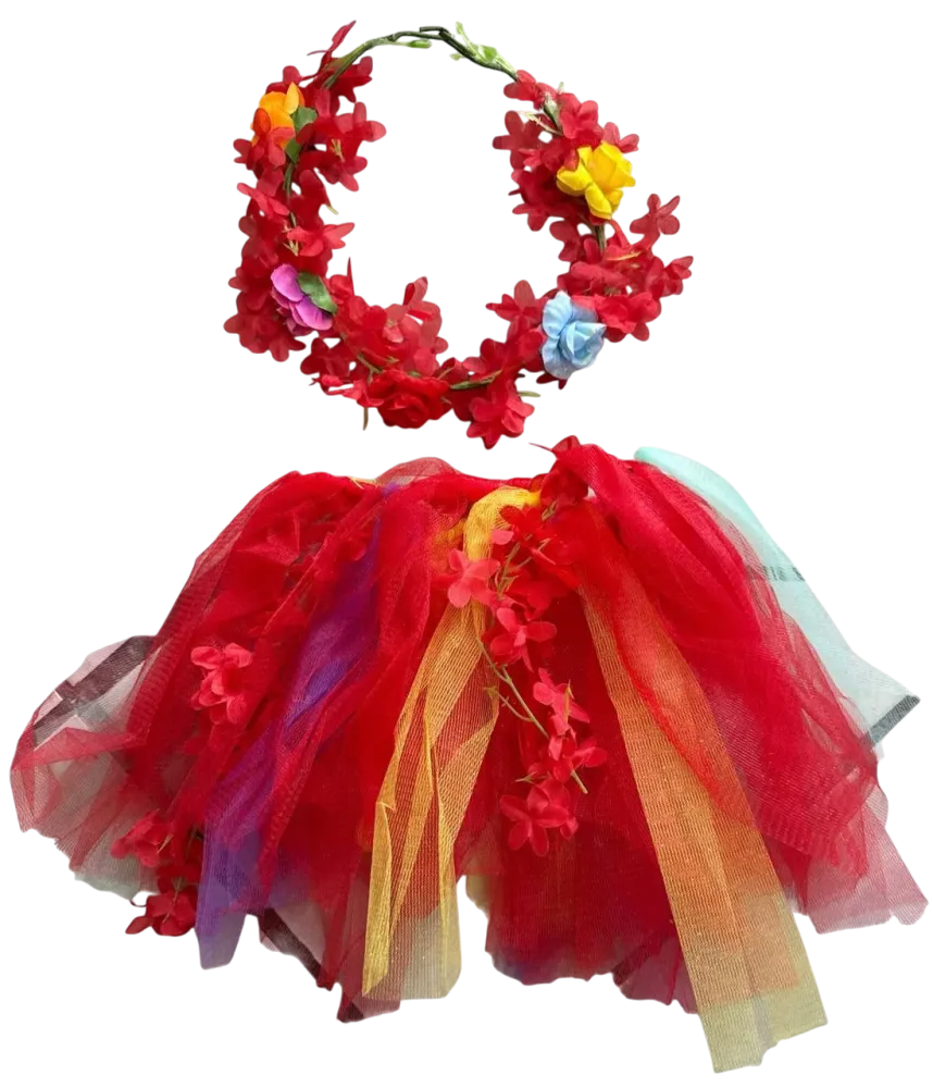 Foto 5 de SET DE DIADEMA FLORES Y TUTU CP-190