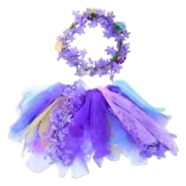 Foto 7 de SET DE DIADEMA FLORES Y TUTU CP-190