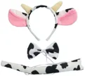 SET ANIMALITO DE VACA DIADEMA COLA Y MOÑO PFM-242