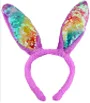 DIADEMA CONEJO MORADO CON LENTEJUELAS DDM-F12