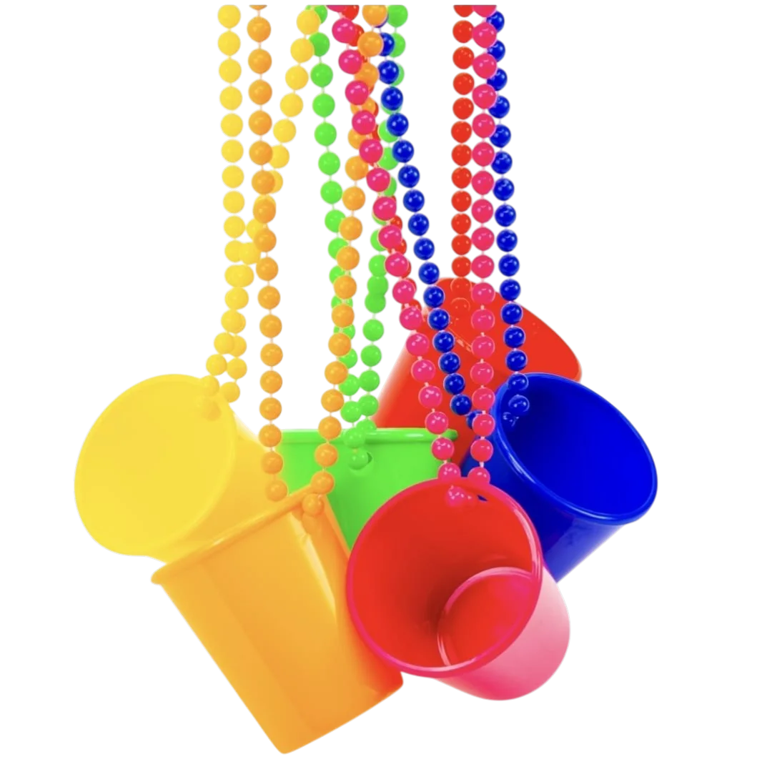 COLLAR MARDI VASO SHOT DE 6 PIEZAS P-2622