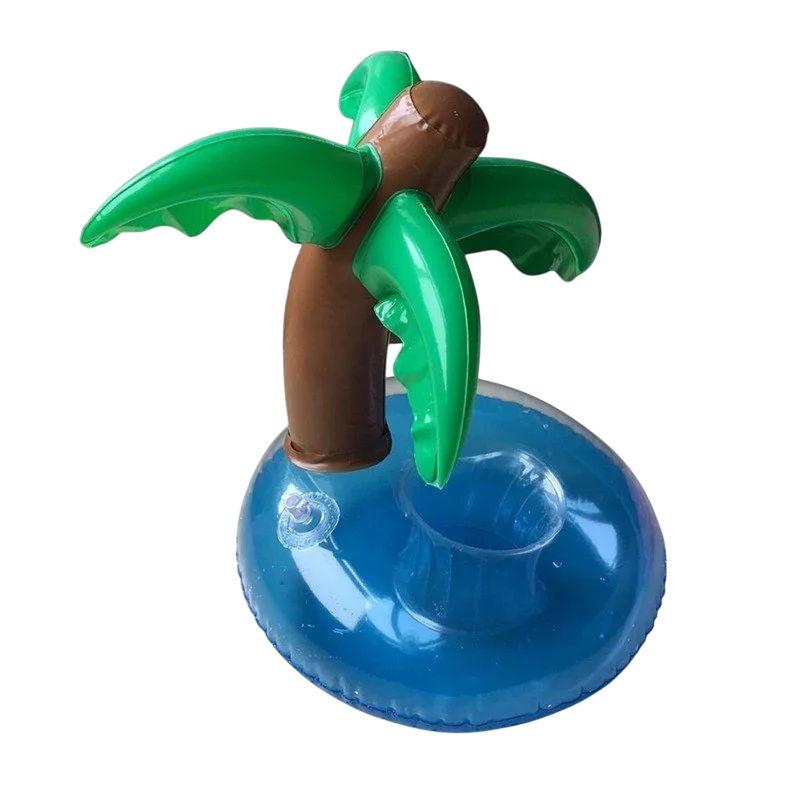 INFLABLE PARA VASO PALMERA (12 PIEZAS) W49-375