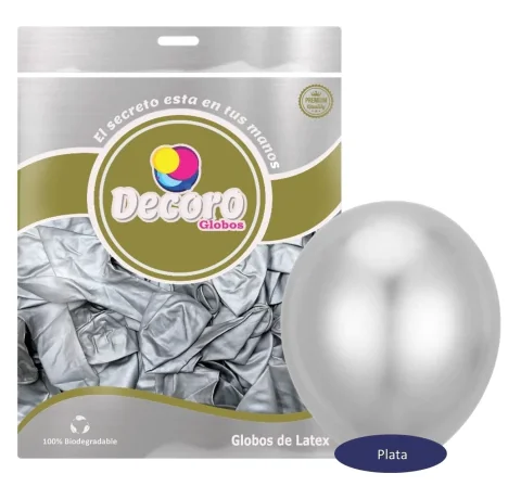 DECORO   CHROME J2 - PLATA 18"X25 PZAS