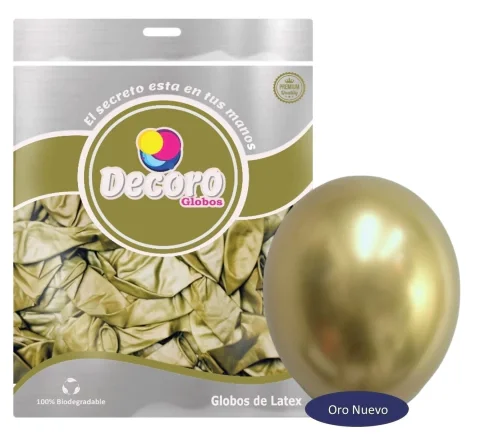 DECORO   CHROME J1 - ORO NUEVO 5"X50 PZAS