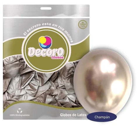 DECORO   CHROME J8 - CHAMPAGNE 18"X25 PZAS