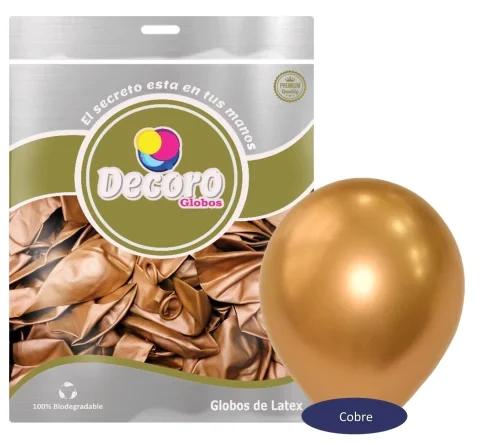 DECORO   CHROME J9 - COBRE 5"X50 PZAS