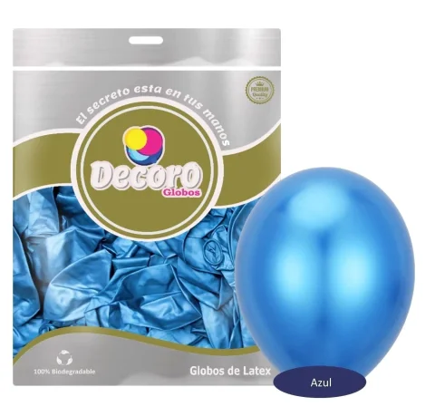 DECORO   CHROME J19 - AZUL OSCURO 5"X50 PZAS