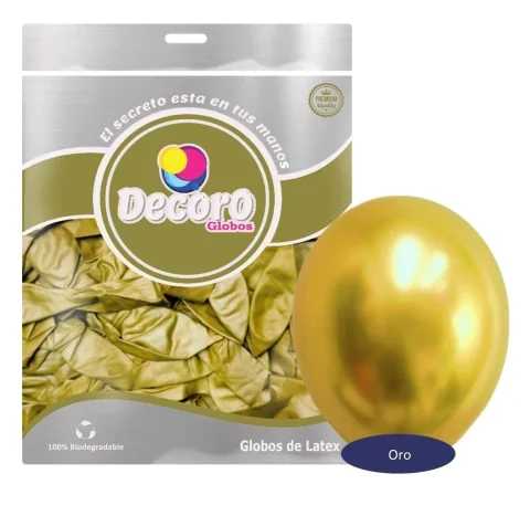 DECORO   CHROME J24 - DORADO 18"X25 PZAS