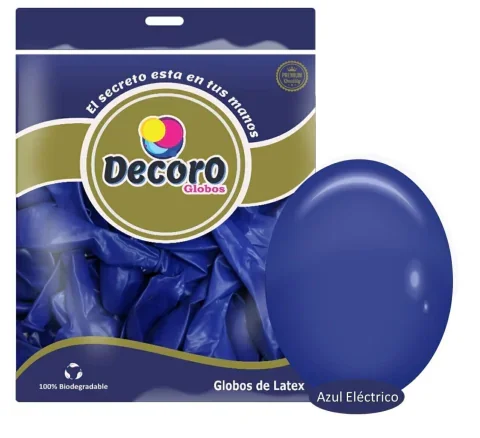 DECORO  F4-AZUL ELECTRICO 18"X25 PZAS
