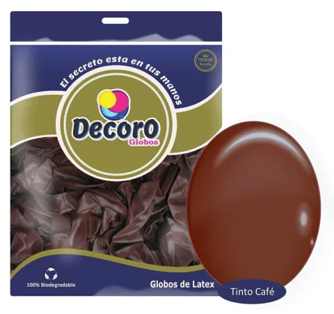 DECORO  F5-TINTO CAFE 18"X25 PZAS