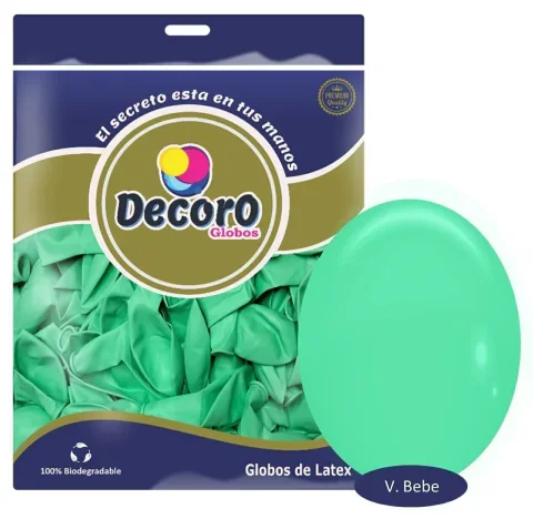 DECORO  M11 - VERDE PASTEL* 18"X25 PZAS