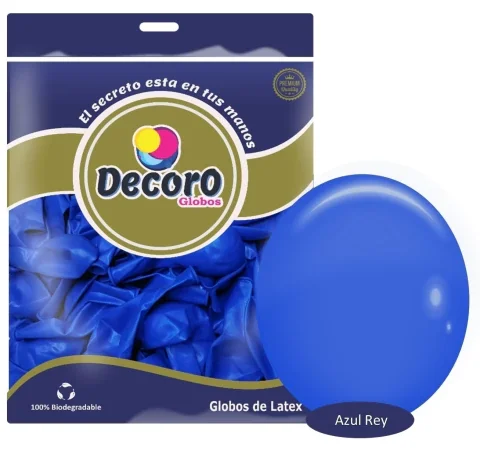 DECORO  Y3 - AZUL REY 18"X25 PZAS