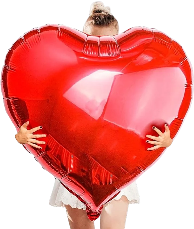 FIGURA CORAZON GIGANTE 32" PLG
