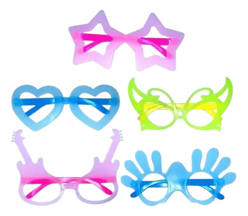 LENTES LISOS CHICOS FOSFORECENTE 80962-1, LT-03 YJ-346 809621