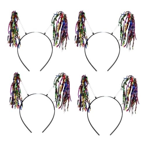 DIADEMA COLITAS MECHUDO COLORES (12 PIEZAS) QW-80253 WJ-487 A-22 BT-1197