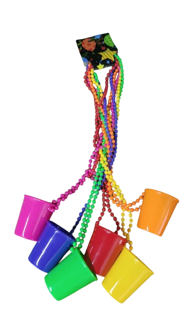 COLLAR MARDI VASO SHOT DE 12 PIEZAS PFM-13365