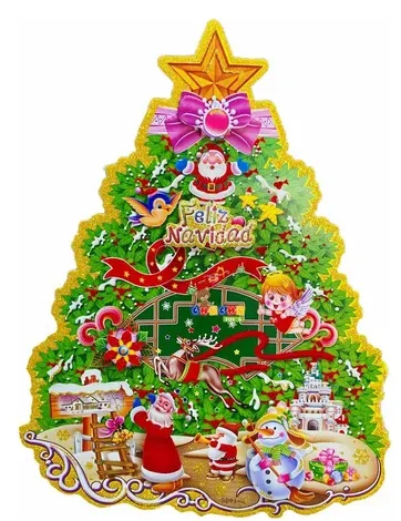 ADORNO NAVIDAD CARTON 92064 92065