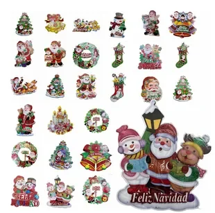 ADORNO NAVIDAD CARTON 92070 92069
