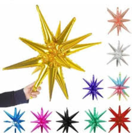 GLOBO ESTRELLA DE PICO 22"