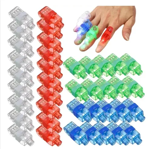 ANILLO PLASTICO TRANSPARENTE CON LUCES