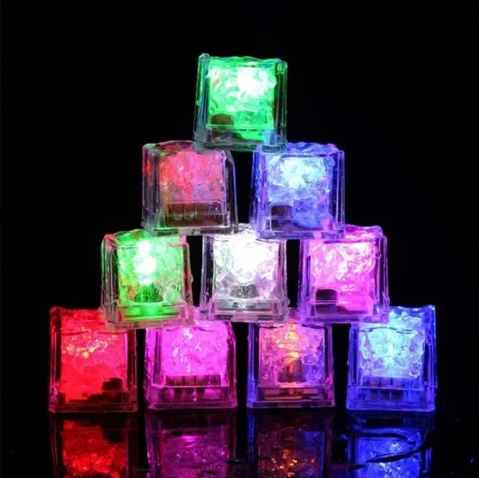 CUBOS DE HIELO C/12 PZAS NEON BT-YGB06