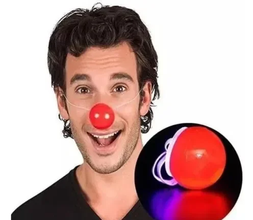NARIZ PAYASO CON LUZ BT-749 A-146 A-1075