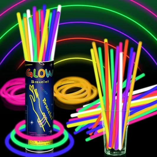 PULSERA NEON CON 100 PIEZAS SS99 BT-YGB-100 PFM-24877