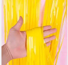 CORTINAS METALICAS - AMARILLO - MATE  1M X 2M