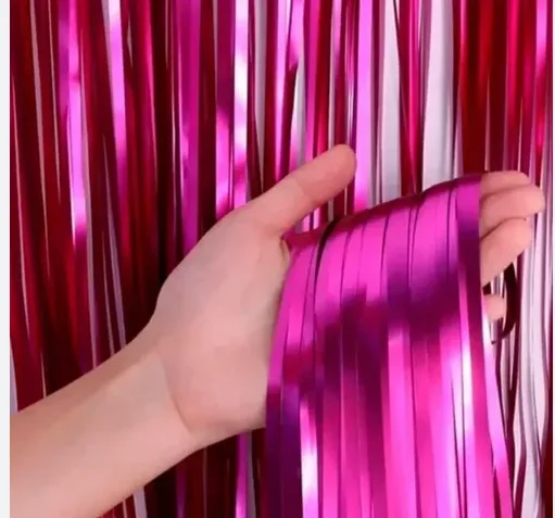 CORTINAS METALICAS - FUCSIA - 1M X 2M