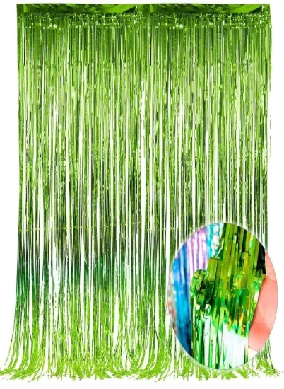 CORTINAS METALICAS - VERDE - 1M X 2M