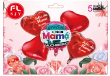 SET DE GLOBOS 5PZAS DIA DE LAS MADRES 