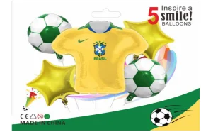 SET GLOBOS FUTBOL 5PZ BRASIL