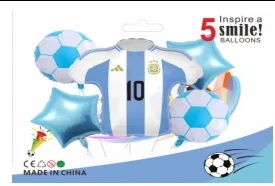 SET GLOBOS FUTBOL 5PZ ARGENTINA 