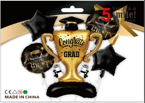 SET GRADUACION 5PZAS - 24" PULGADAS 