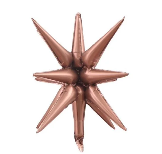 GLOBO ESTRELLA DE PICO 22" COBRE MATE 