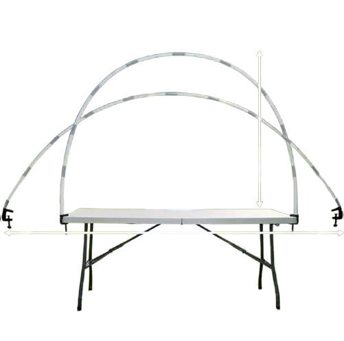 MEDIO ARCO DE MESA PARA GLOBOS