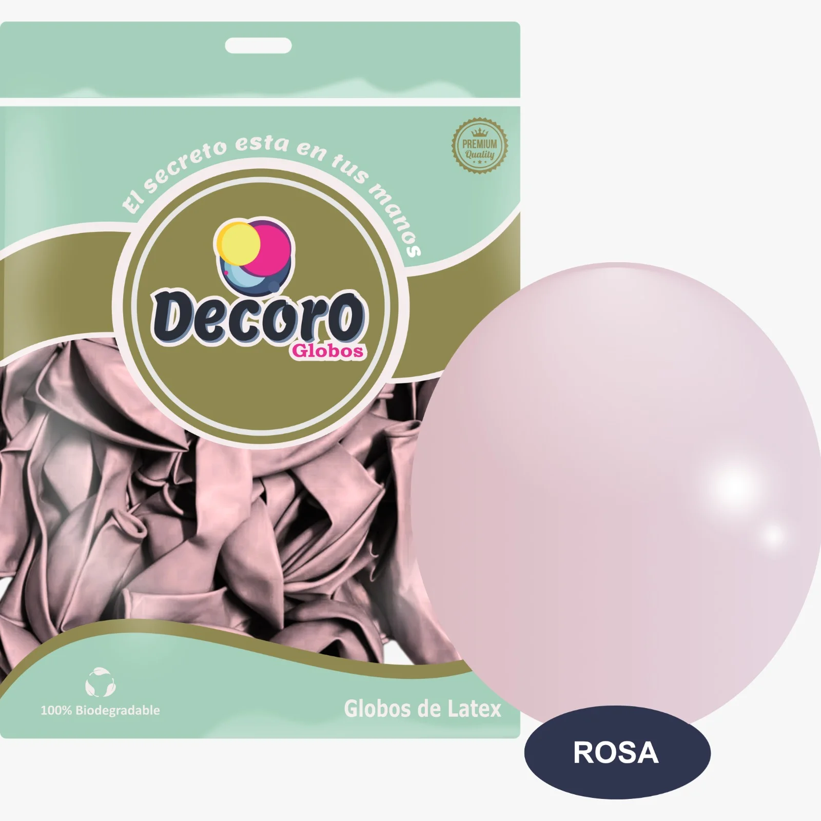 DECORO ICE ROSA 12"X50 3.2G PZAS HIGH FASHION