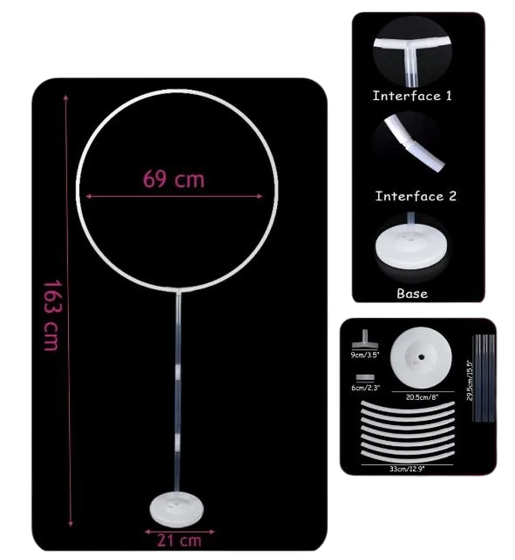 BASE CIRCULAR PARA GLOBOS PLASTICO BS-8